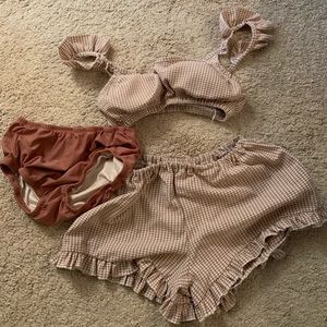 Girl swimming suits size L